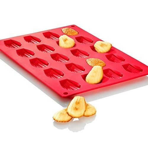 Moule à 20 Madeleines- Moule Madeleine en Silicone /Moule pour 20 Minis Madeleine cake