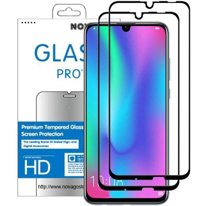 Compatible Huawei Honor 20 Lite , Honor 10 Lite- 2 Film protection écran vitre verre trempé 0.33 mm 9H