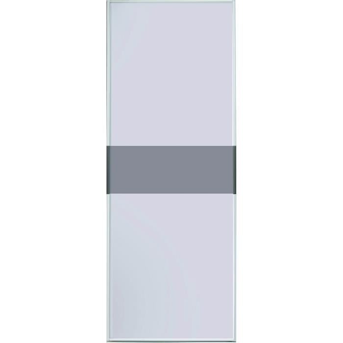 OPTIMUM Lot de 2 portes de placard coulissantes H.250 x L.120 cm