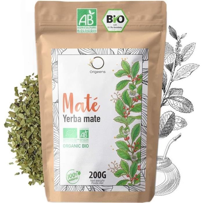 YERBA MATE BIO 200G Grade Supérieur