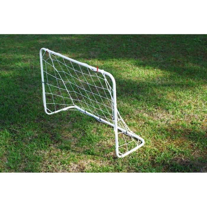Mini but de foot en acier 1,2 x 0,8 m