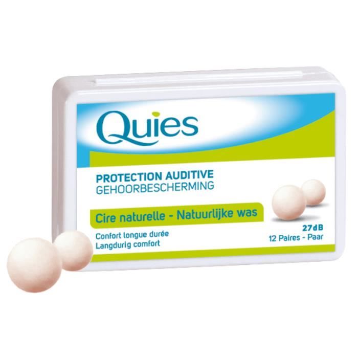 Boules Quies en Cire Anti Bruit (27dB) 12