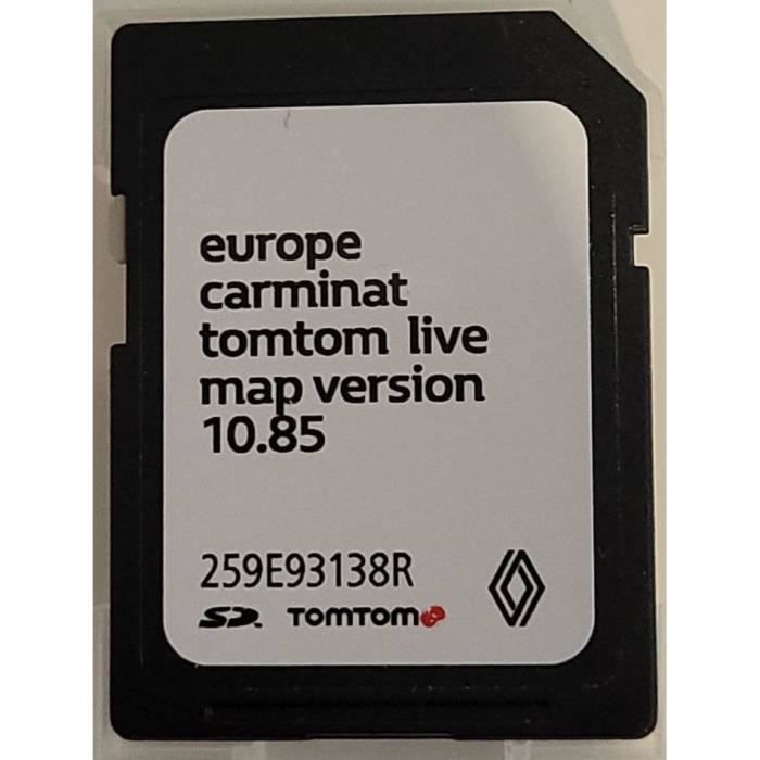 Carte SD GPS Europe 2022 - 10.85 - Renault TomTom Live