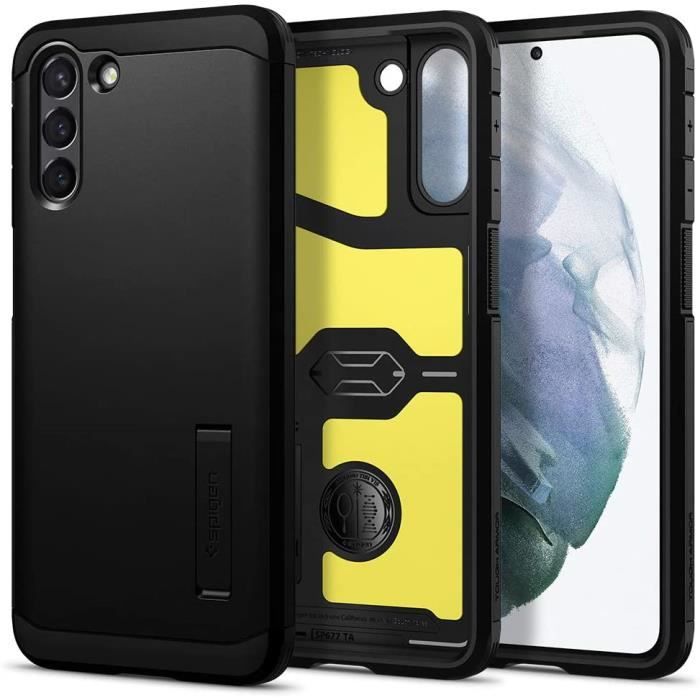 Spigen Tough Armor Coque Compatible avec Samsung Galaxy S21 Plus - Noir
