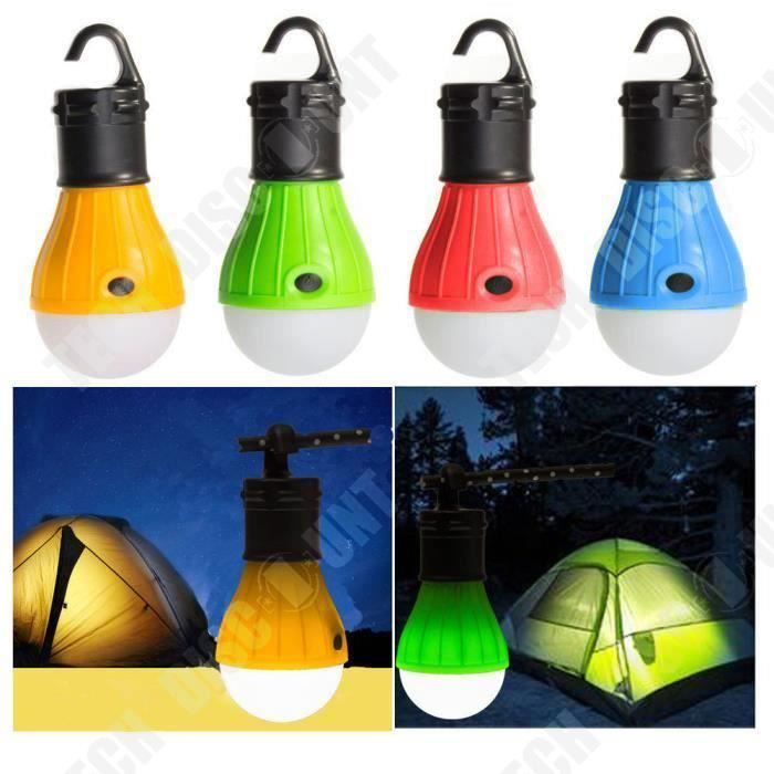 TD® Lot de 2 lanternes LED Lampe de secours extérieur Camping Hik Tente pêche Lanterne suspendue Lumière campement randonnée