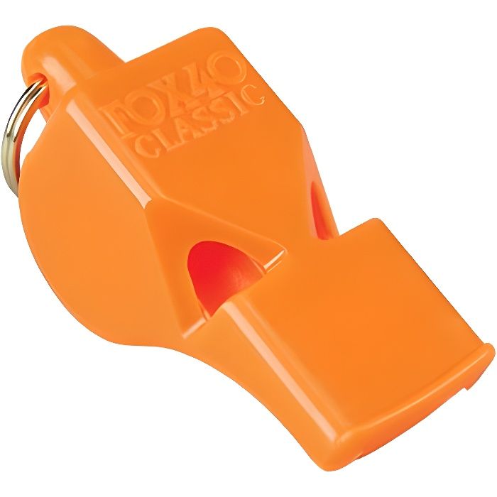 Sifflet FOX 40 strident sans bille Orange