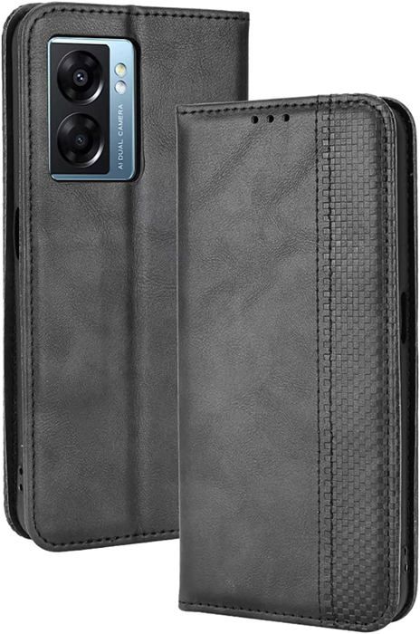 DAINA Custodia A Portafoglio In Pelle Per Realme Narzo 50 5G / Oppo A77 5G - Con Slot Carte E Supporto (Rosa Oro) - 2