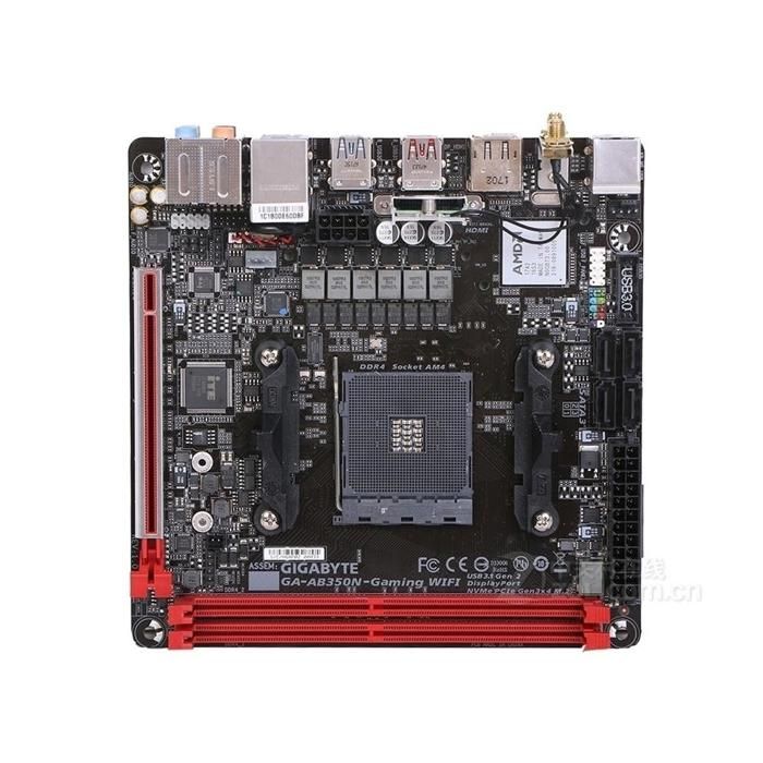 Carte mère GIGABYTE AB350N-Gaming WIFI AMD B350 Socket AM4 2xDDR4 SDRAM 32GB Mini ITX - Gigabyte
