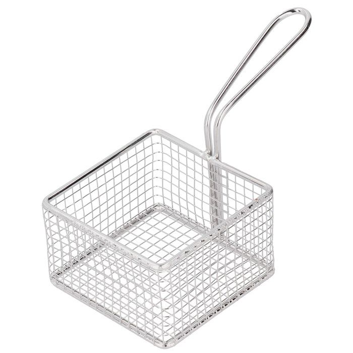 1 panier à friteuse en acier inoxydable pour frites filtre passoire ustensiles de cuisine