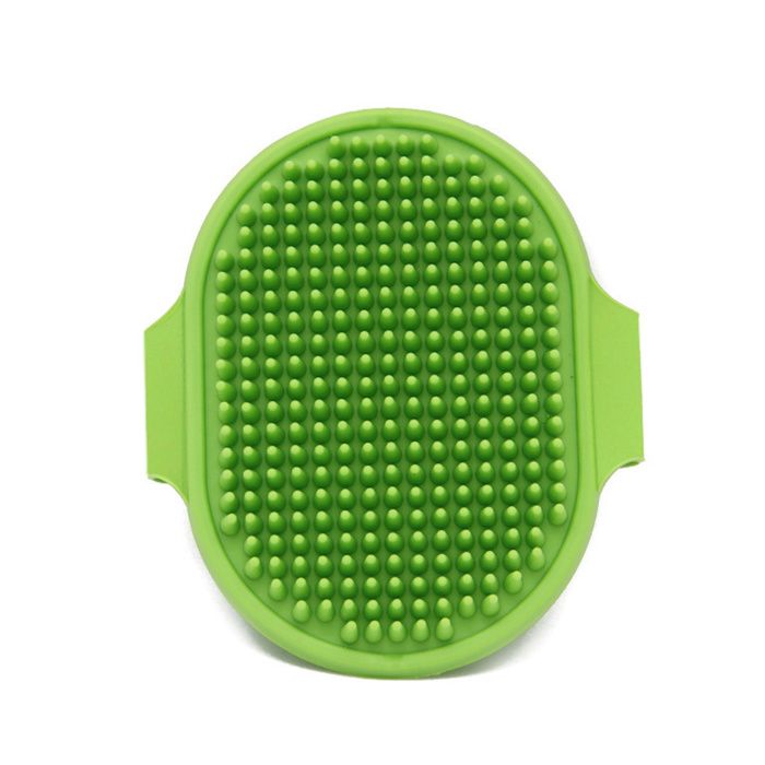 Meilleurs prix pour Brosse de bain pour animaux peigne à shampoing pour chiens et chats nettoyage et massage doux couleur bleu