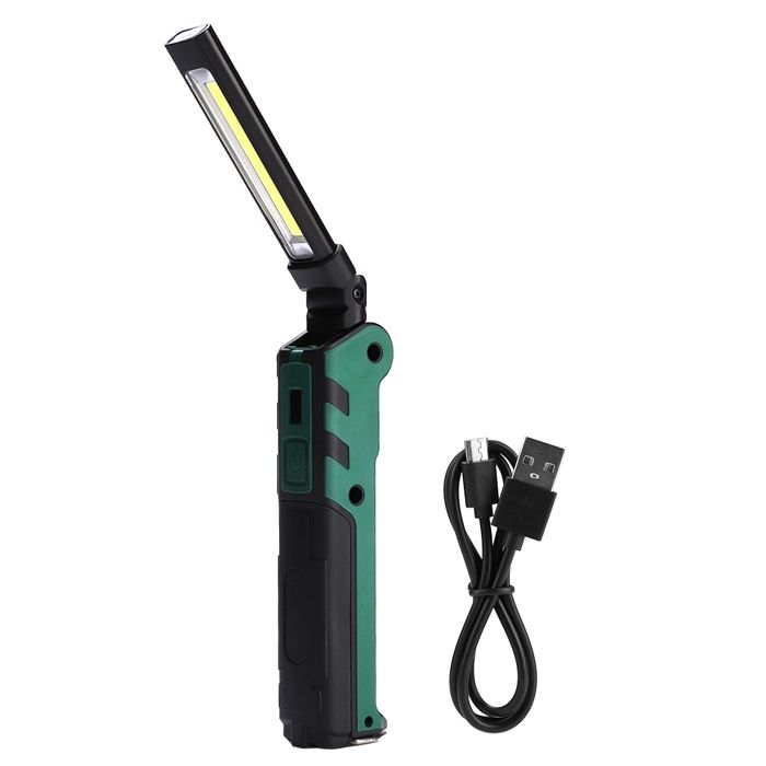 Lampe LED - OKUMGGYJ - Pliable - Rechargeable USB - Aimant puissant - Crochet inclus