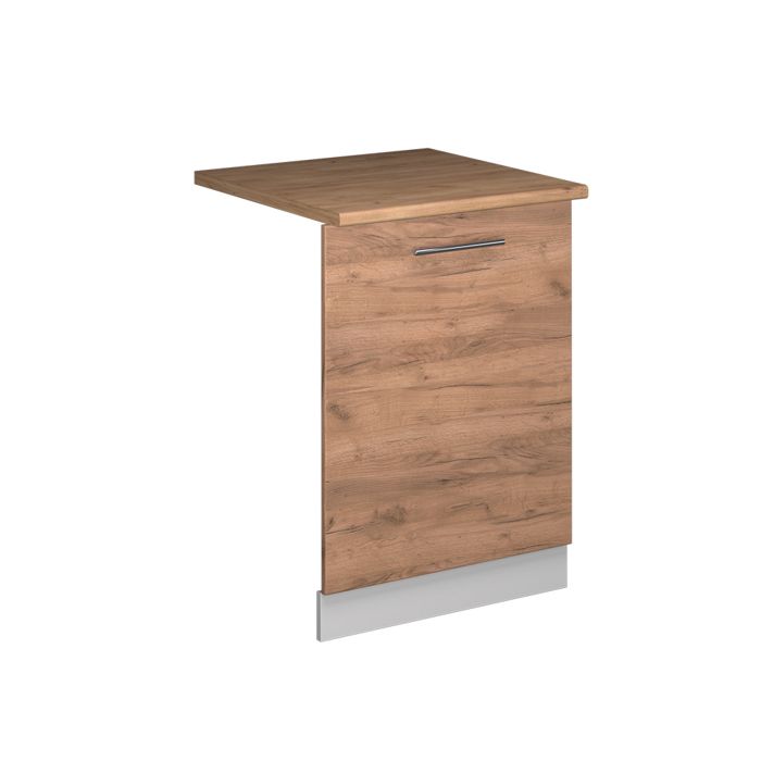 Façade de lave-vaisselle Fame-Line 60cm PT Chêne Chêne de force doré/Blanc Vicco 54820
