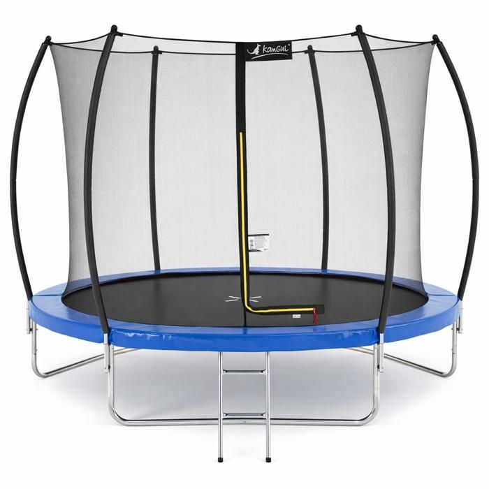 KANGUI Trampoline rond Ø300cm avec filet de sécurité et échelle - Bleu - FPR 300