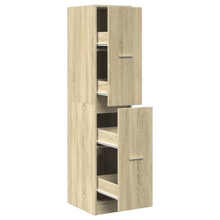 Armoire dapothicaire - mango - Armoire haute - chêne sonoma bois dingénierie M1317