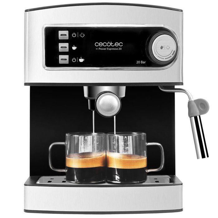 Cafetière Expresso Cecotec Power Espresso 04752 – 850W, 20 Bars, 1,5L - vue 2