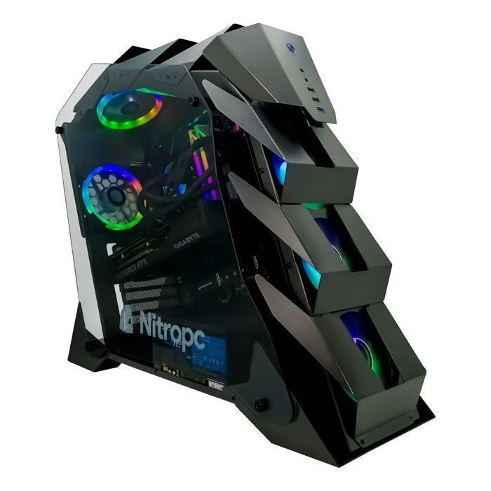 PC Gamer - NITROPC - Elite Silver - AMD Ryzen 7 7800X3D - RTX 5070 Ti 16Go - 32Go RAM DDR5