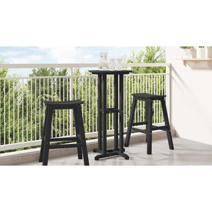 vidaXL Table de bar 55x55x107 cm HDPE
