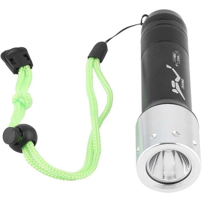 Lampe Torche Plongée 100 M - 11 000 Lumens, USB-C, Lumière Blanche/rouge/bleue