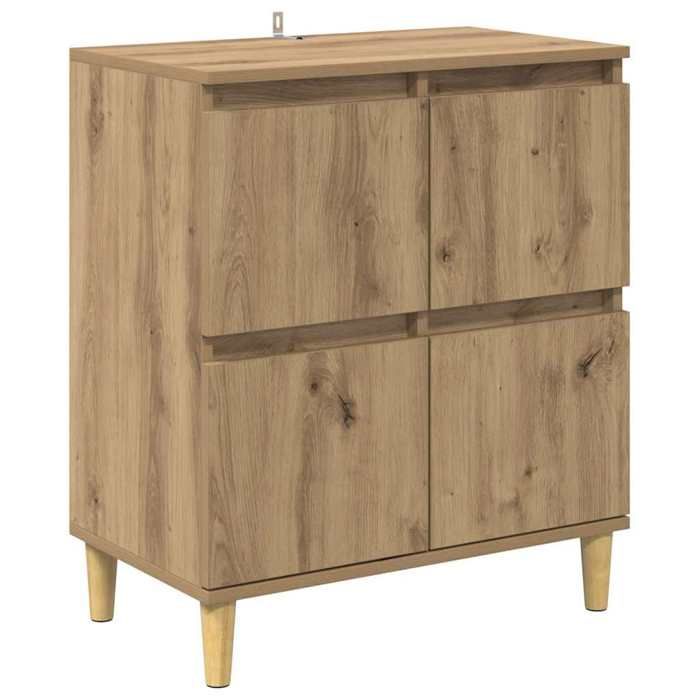 Black FridayBuffet Chêne artisanal - 60x35x70 cmVidaxlpour Couloir Chambrebureau - Bois dingénierie FR25_55870630