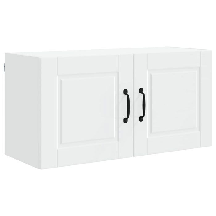 Armoire de cuisine murale - vidaXL - Blanc - Bois dingénierie - 80x31x40 cm - 14 15 kg - 2 étagères