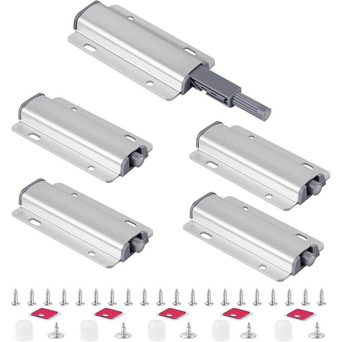 Appuyez pour Ouvrir Magnétique Loquets Push to Open Aimant Poussoir Porte Pcard Loquet Magnetique Tampon Type B 5 pièces