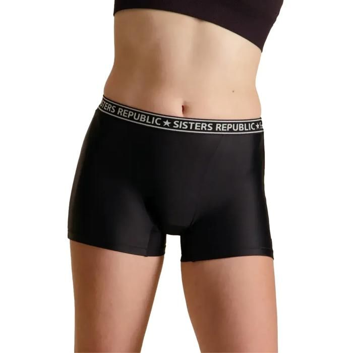 Boxer menstruel femme Sisters Republic Ginger Flux Super - noir