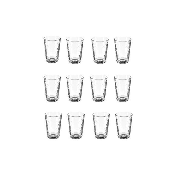 Verres - Lot de 12 verres à eau - 20 cl - Carl'eau - Verre Transparent -  Cdiscount Maison