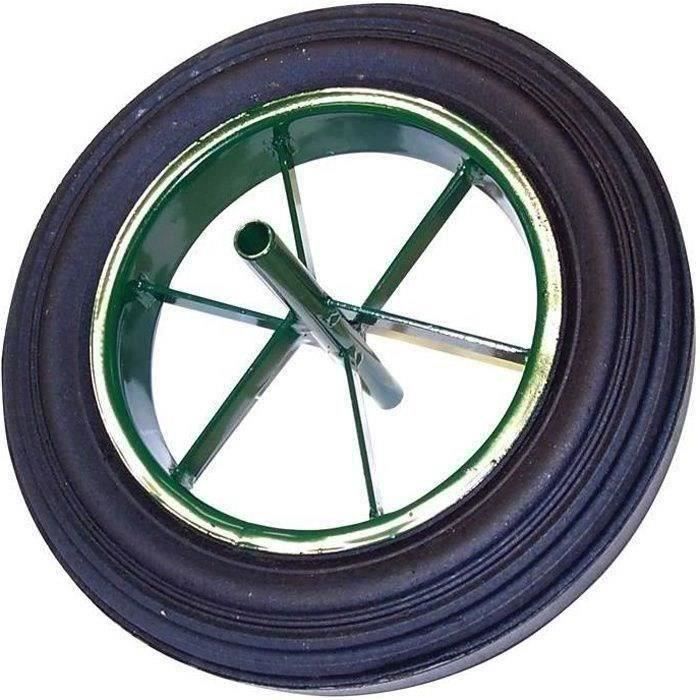 Roue pleine brouette