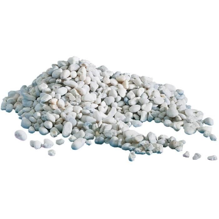 Meilleurs prix pour Amtra GHIAIA, Gravier Aquarium Naturels, Sol décoratif, Gros Grains Blanc Taille 4-8 mm, Format 5kg - A4000132