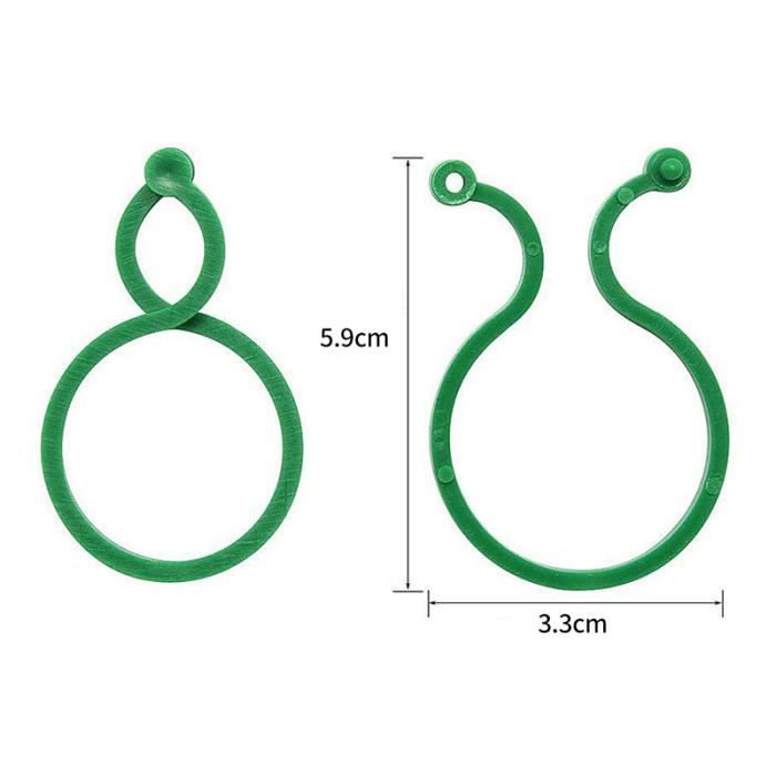 Cyrank Paquet De 100 Clips D'orchidée Clips De Support De