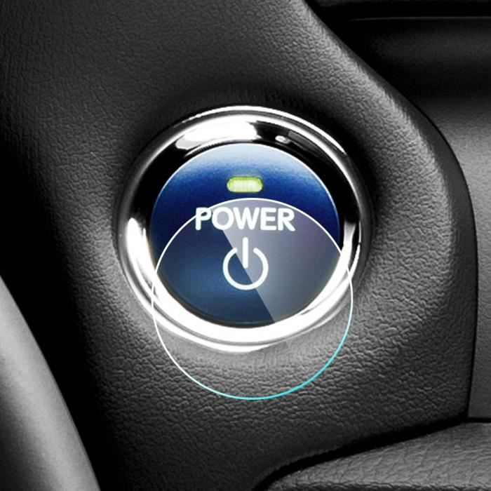 Film de protection autocollant pour bouton de démarrage et d'arrêt du moteur  de voiture, Pour Hyundai 4.3 son - Cdiscount Auto