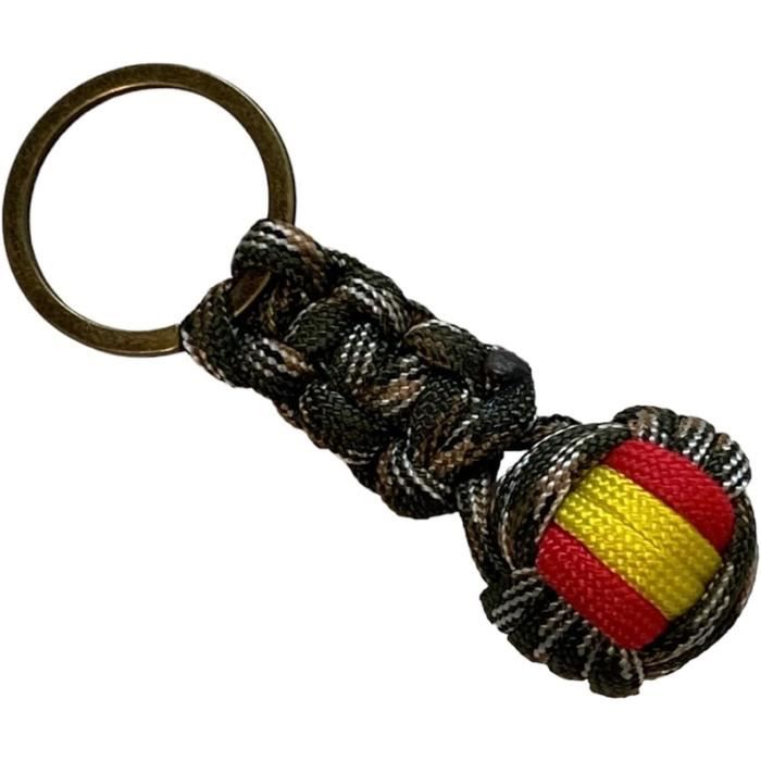 Porte-clés Italie Drapeau Métal - Cadeau Homme/Femme - Design Patriotique