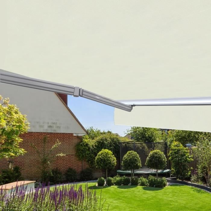 store banne manuel monobloc 3 65 par 3 m cdiscount