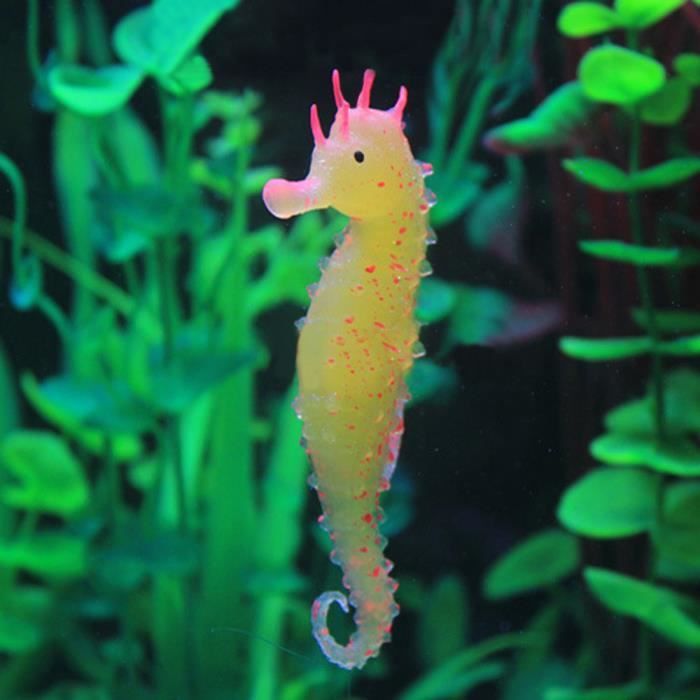 Réservoir De Poissons Daquarium Aménagement Paysager Decor Effet Lumineux Animaux Sea Horse Ornament At Zsy250