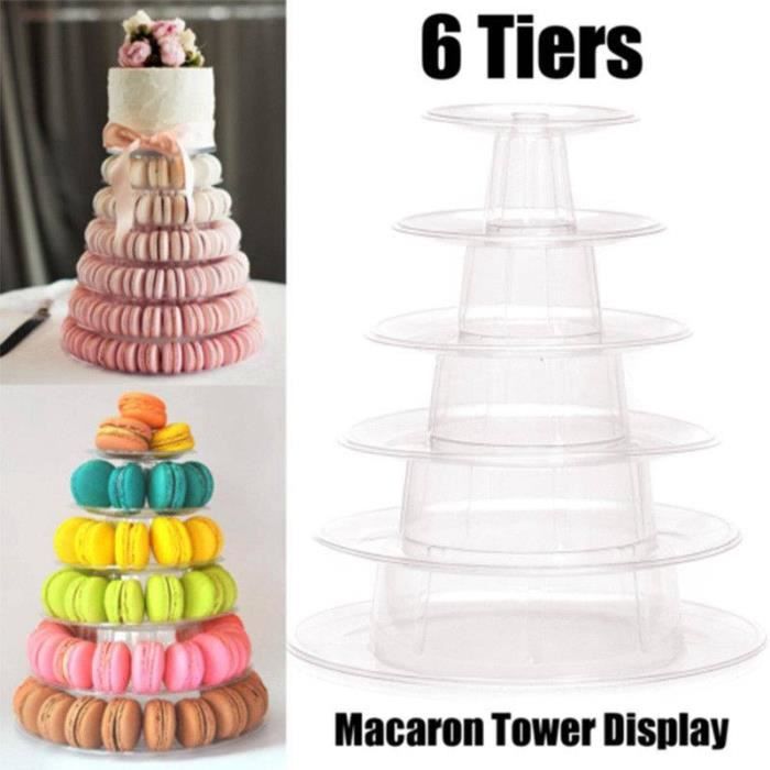 6 Couches Stand A Macaron De Gateau Affichage L Anniversaire De