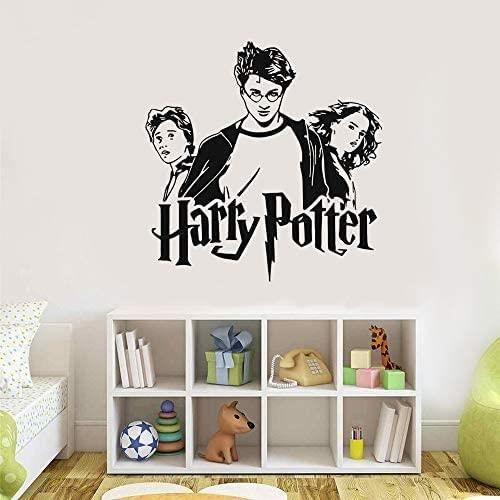 Stickers muraux garcon ado Harry-Potte Trio Ron Hermione Sticker