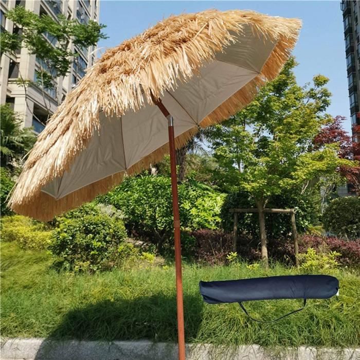 Parapluie de plage inclinable avec sac à bandoulière - Solero green