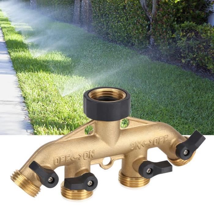 Lot De 3 Adaptateurs De Robinet Universels 2-en-1 – Pour Tuyaux D’arrosage 1/2” Et 3/4”, Installation Facile Sans Outil