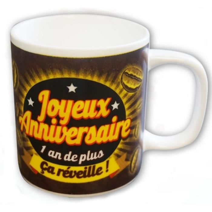 Tasse A Expresso Joyeux Anniversaire Cdiscount Maison