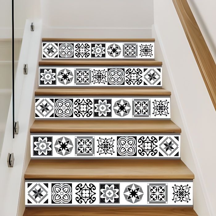 Adhesif Contremarche Lot De 4 Risertiles Adhesif Pour Escalier