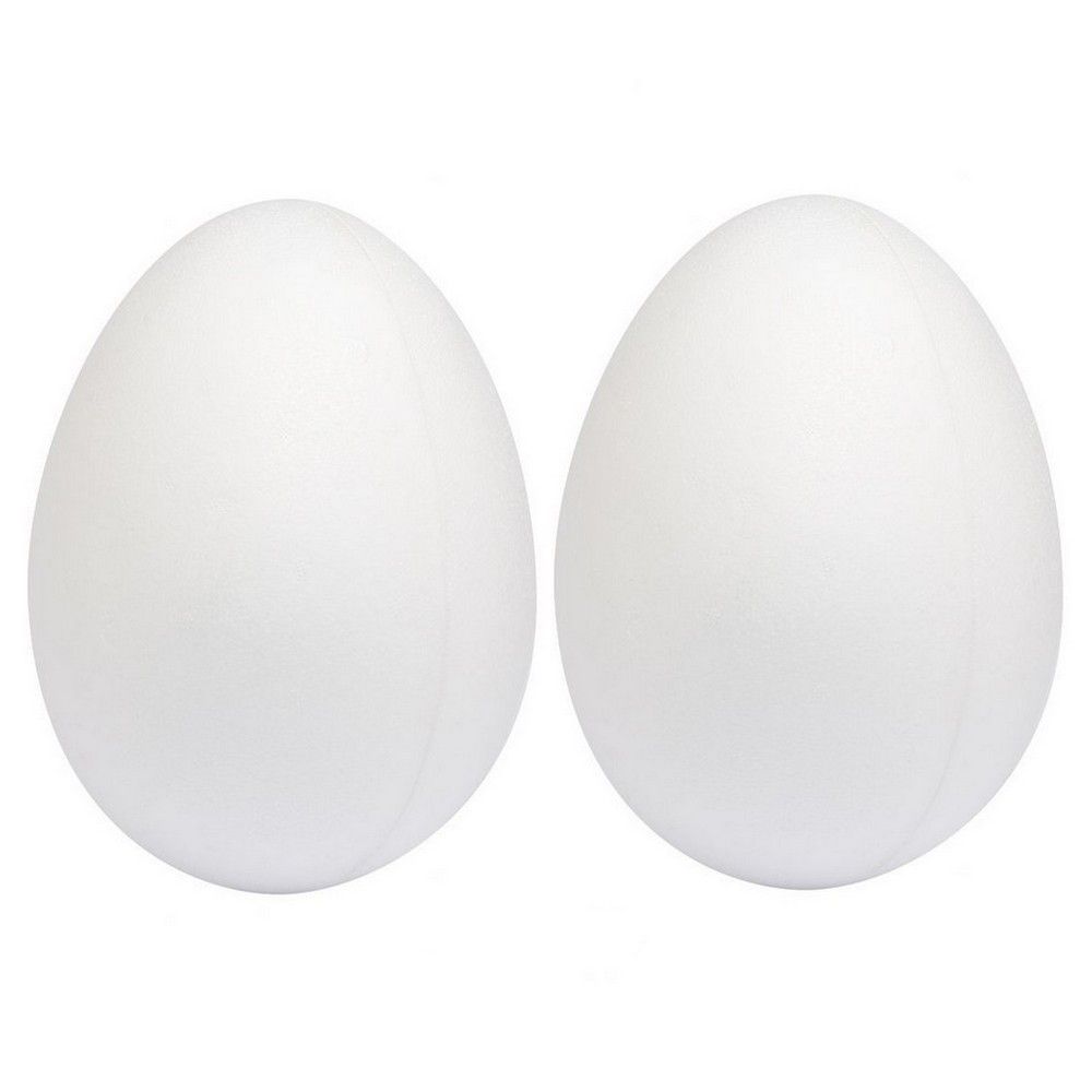 lot de 2 oeufs geant en polystyrene 30 cm separable styropor secable densite superieure unique cdiscount beaux arts et loisirs creatifs
