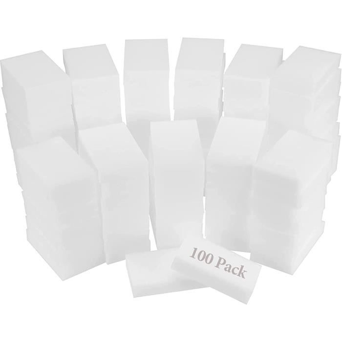 Lot De 10 Éponges Magiques Mélamine Extra-Épaisses – Efface Traces, Saletés, Graisse Sur Terrasse, Cuisine, Salle De Bain