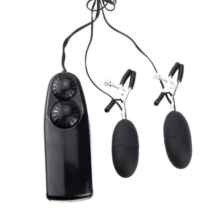 Pinces à Seins Vibrantes Avec Clochettes – Fetish Violet, Jeu Coquin