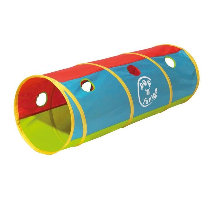 Tunnel Pop-up Pour Enfants – 180 Cm, Fenêtre Mesh, Intérieur/extérieur, Dès 12 Mois
