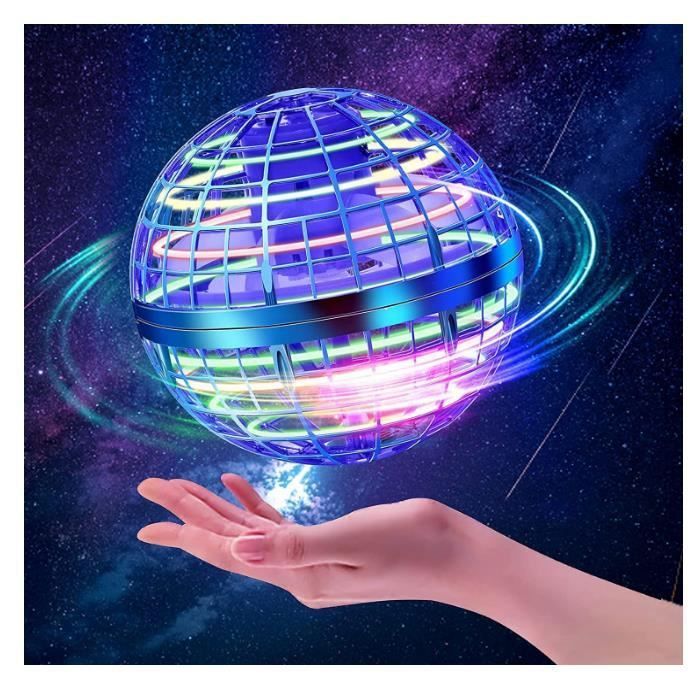 BOULE LUMINEUSE VOLANTE JOUET VOLANT FLYING SPINNER HOVER BALL MINI DRONE  LED