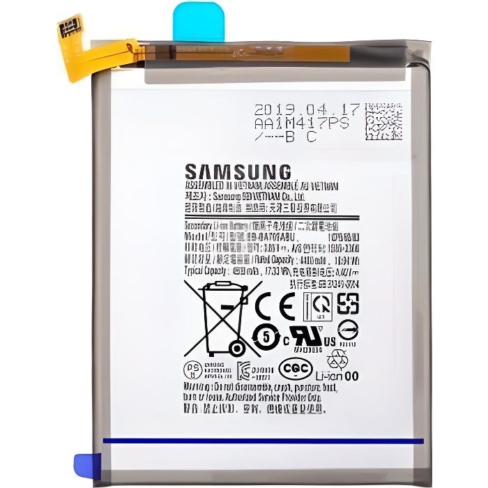 Batterie d'origine Samsung Galaxy A70 EB BA705ABU 4500mAh
