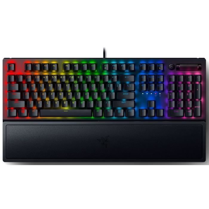 Clavier Gaming - RAZER - BlackWidow V3 - Switchs mécaniques verts - RGB Chroma Clavier Gaming - RAZER - BlackWidow V3 - Switchs mécaniques verts - RGB Chroma