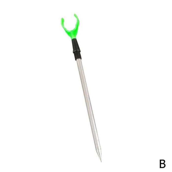 Support De Canne à Pêche Réglable 50-80 Cm - Alliage Aluminium Léger - Pêche En Mer, Surf Casting - 2