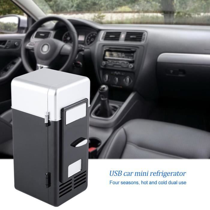 VGEBY mini réfrigérateur LED Mini USB Réfrigérateur USB Réfrigérateur Boissons Boissons Canettes Réfrigérateur et chauffage
