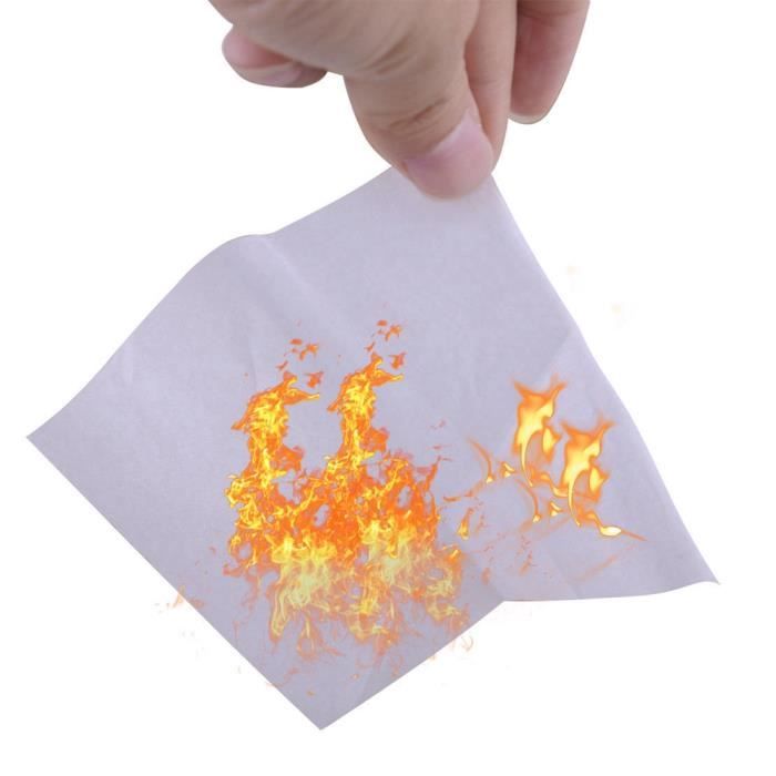 BAQI 20pcs Flash Papier Pour Close-Up Fire Finger Flint Flasher Tours de  magie Prop - Cdiscount Jeux - Jouets